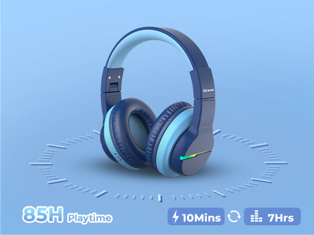 BTH12 offers 85 hours of playtime, with 10-minute quick charge for 7 hours of use.