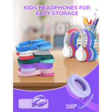 iClever Kids Wired Headphones for K-12 School Bulk 5 Pack HS27
