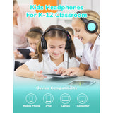 iClever Kids Wired Headphones for K-12 School Bulk 5 Pack HS28